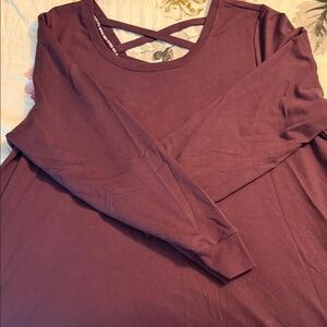 Torrid Crossback long sleeve tee - size 4